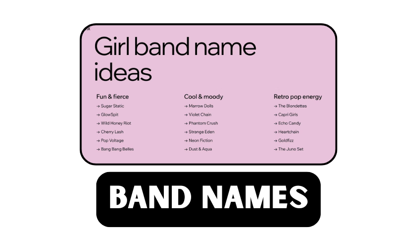 band names